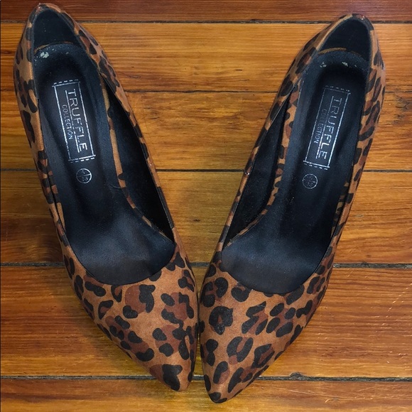 Barely worn leopard print thick heels from asos - Picture 5 of 5
